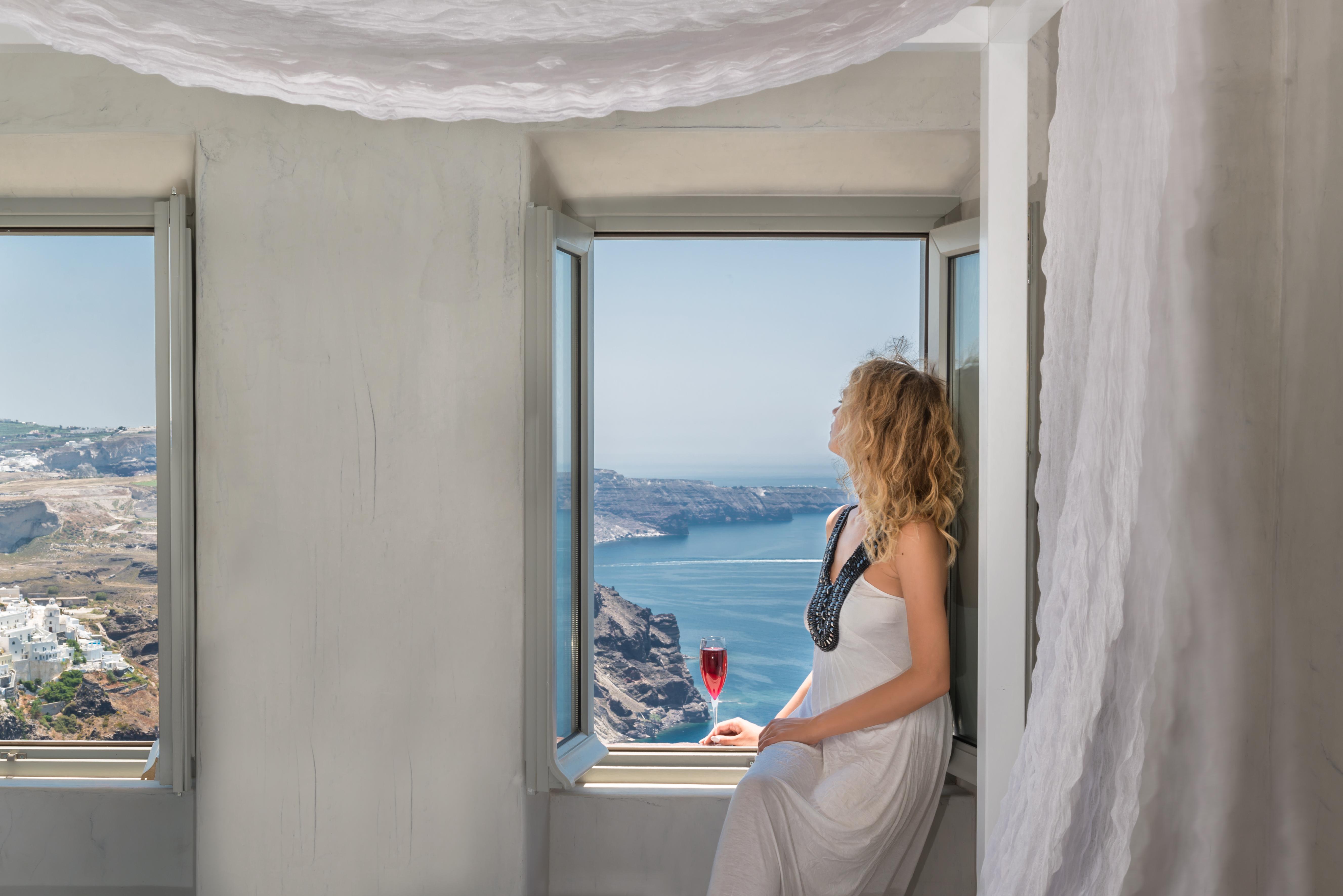 Mythical Blue Luxury Suites (Adults Only) Fira  Esterno foto