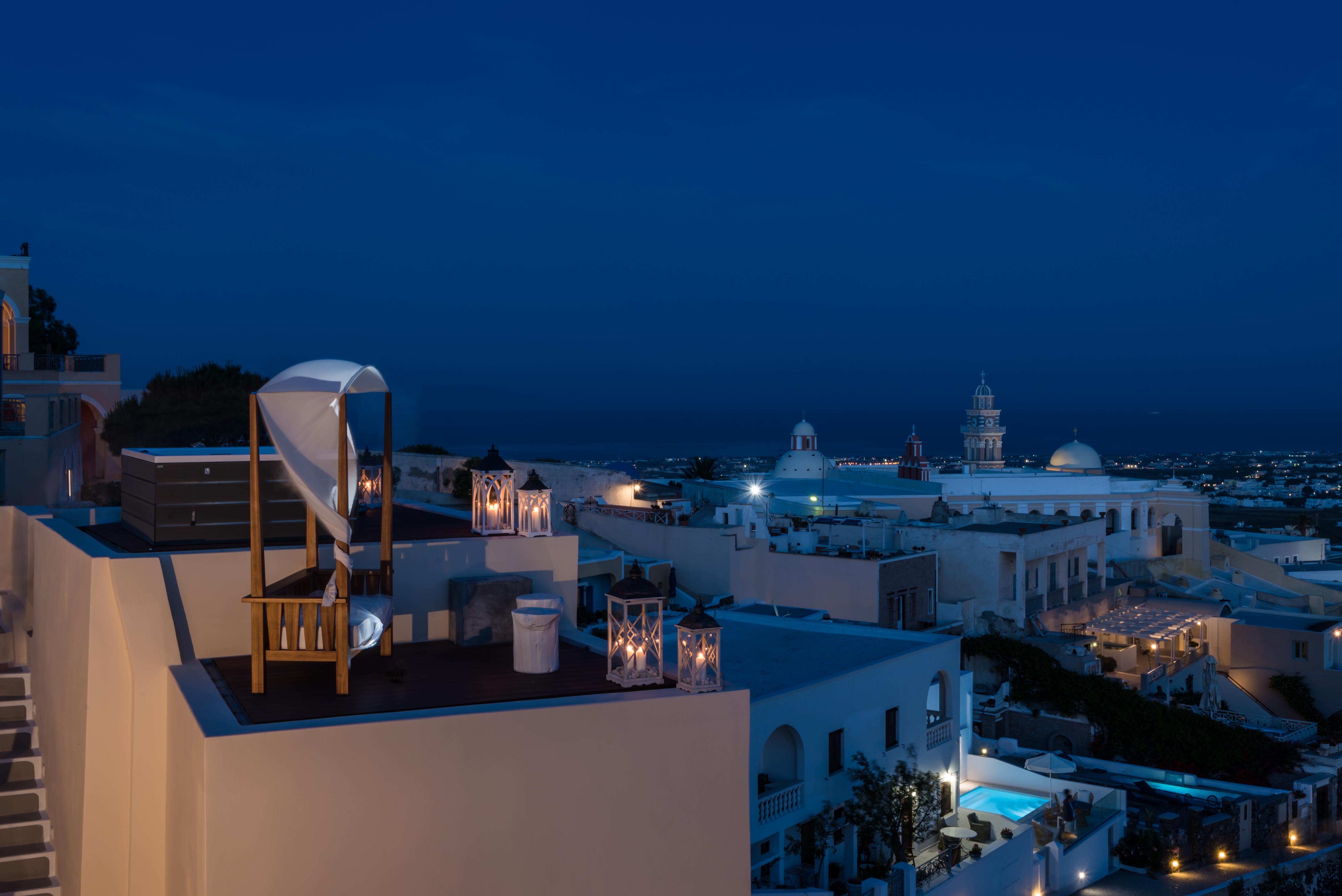Mythical Blue Luxury Suites (Adults Only) Fira  Esterno foto