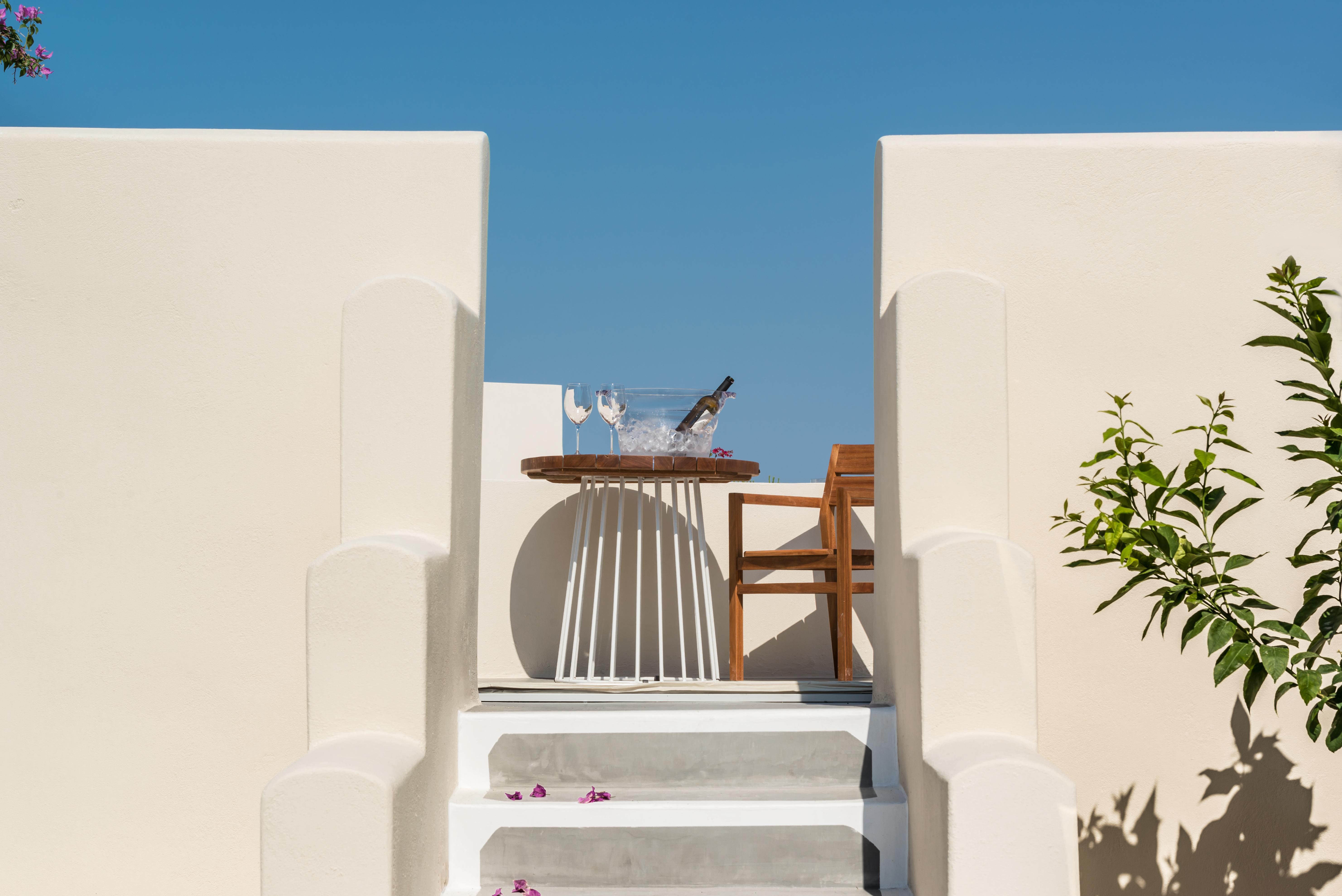 Mythical Blue Luxury Suites (Adults Only) Fira  Esterno foto