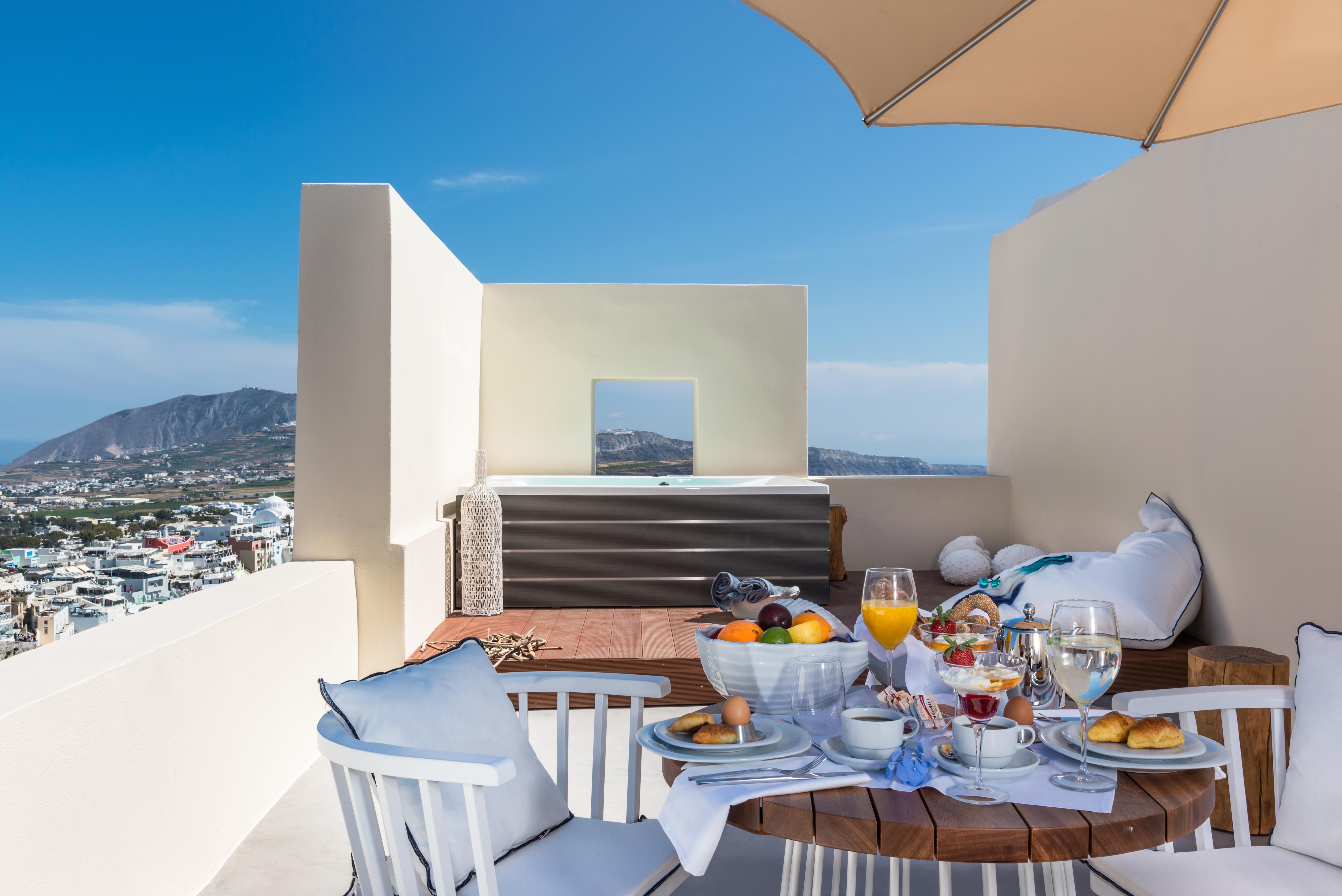 Mythical Blue Luxury Suites (Adults Only) Fira  Esterno foto