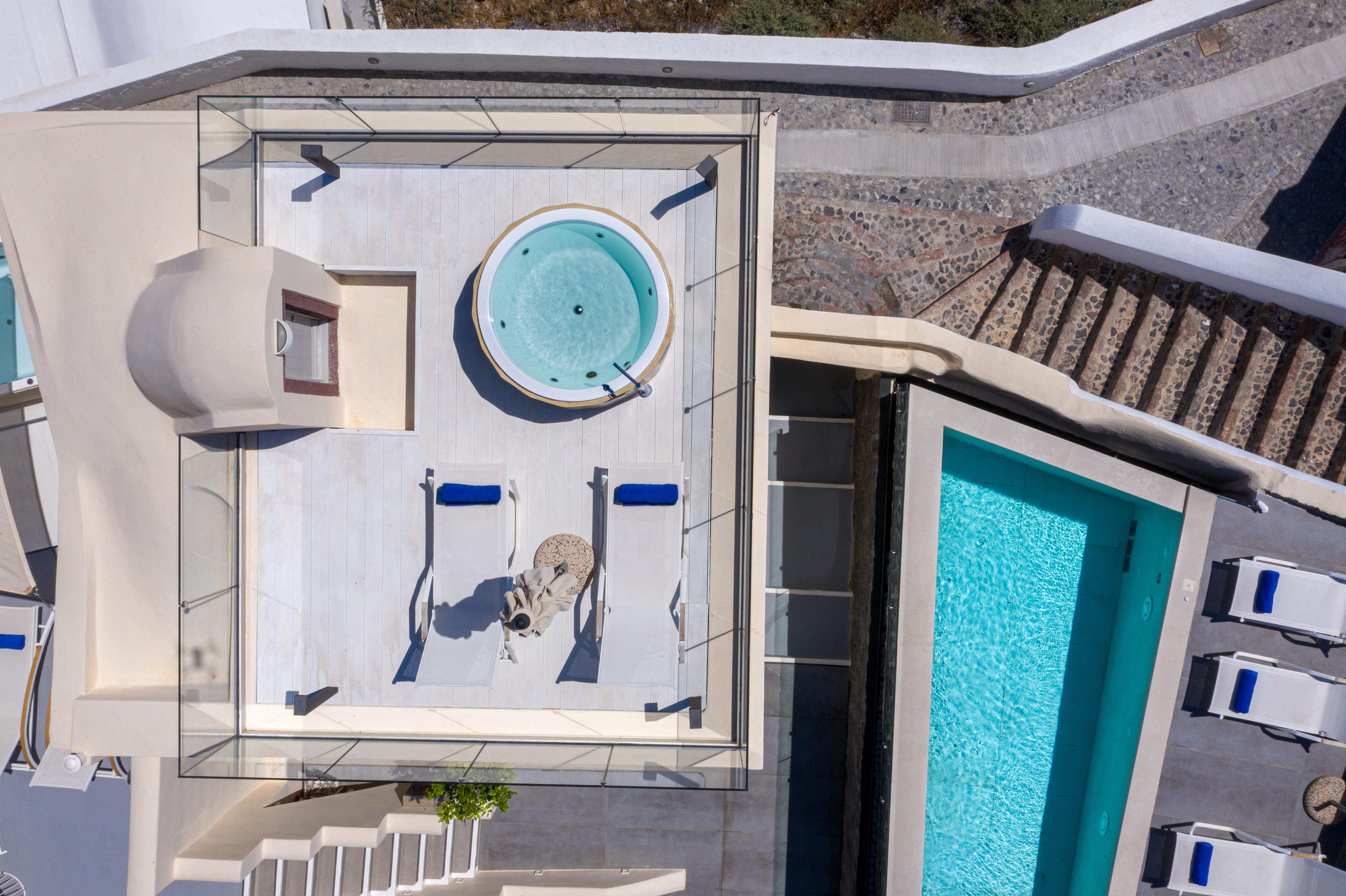 Mythical Blue Luxury Suites (Adults Only) Fira  Esterno foto