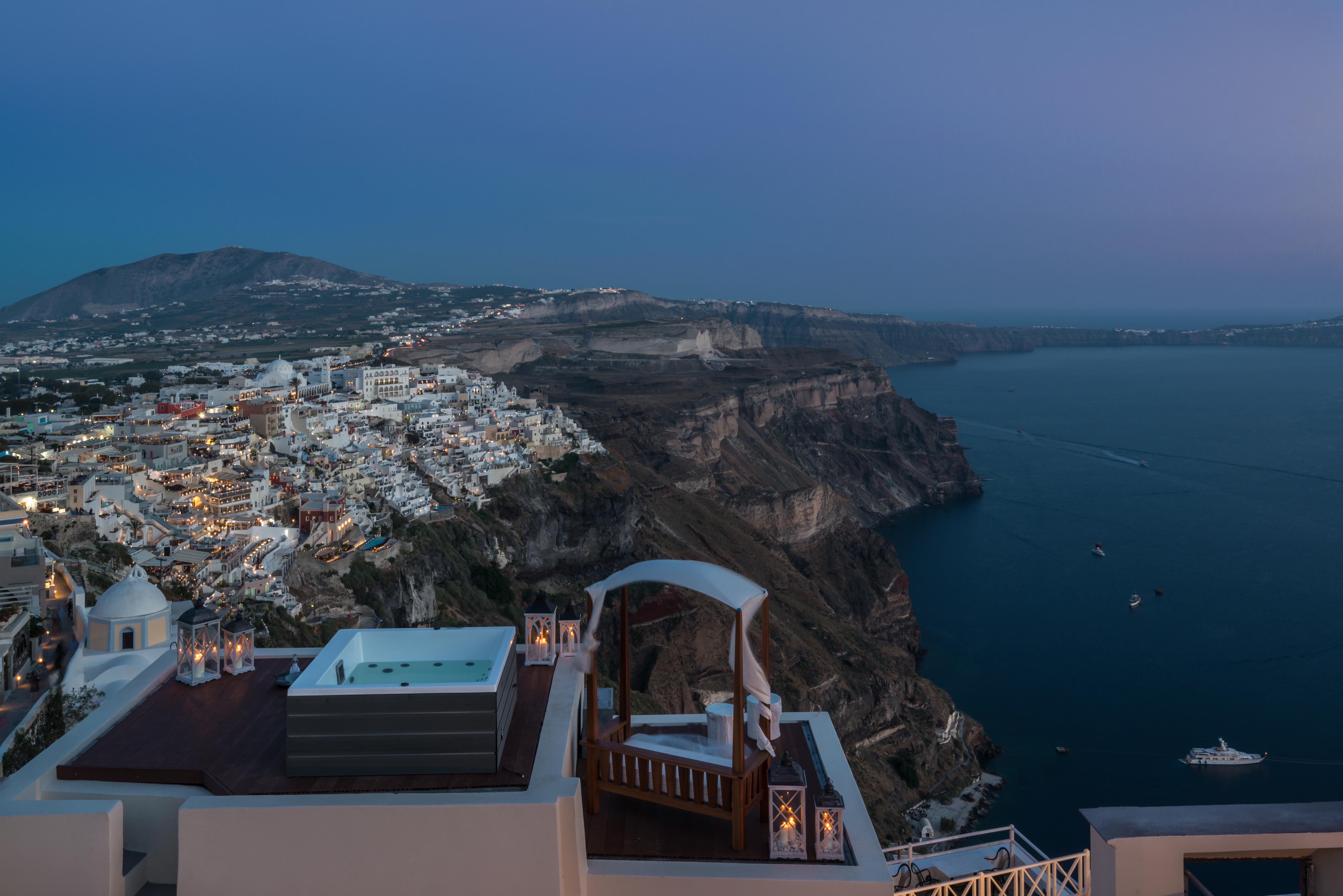 Mythical Blue Luxury Suites (Adults Only) Fira  Esterno foto