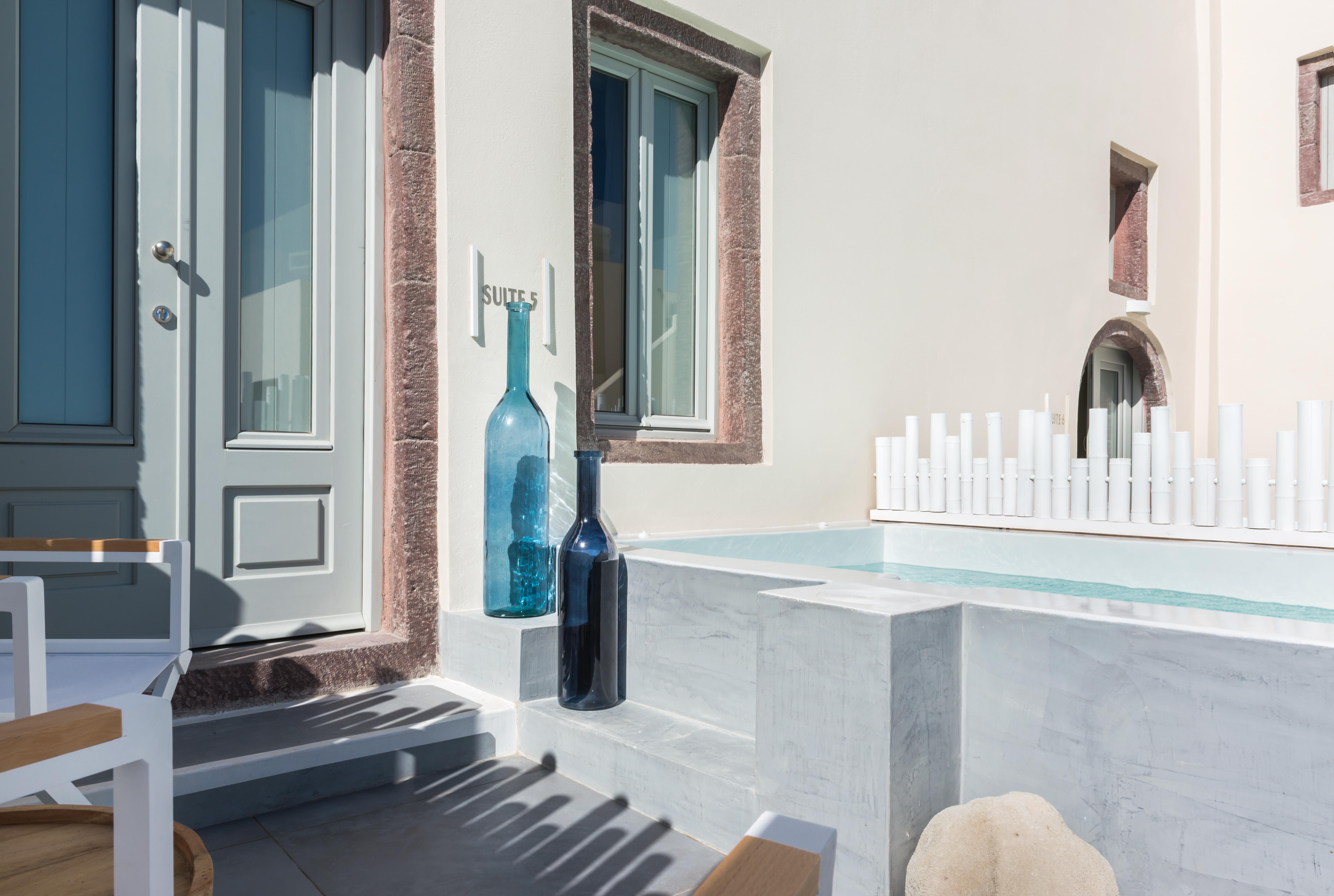 Mythical Blue Luxury Suites (Adults Only) Fira  Esterno foto
