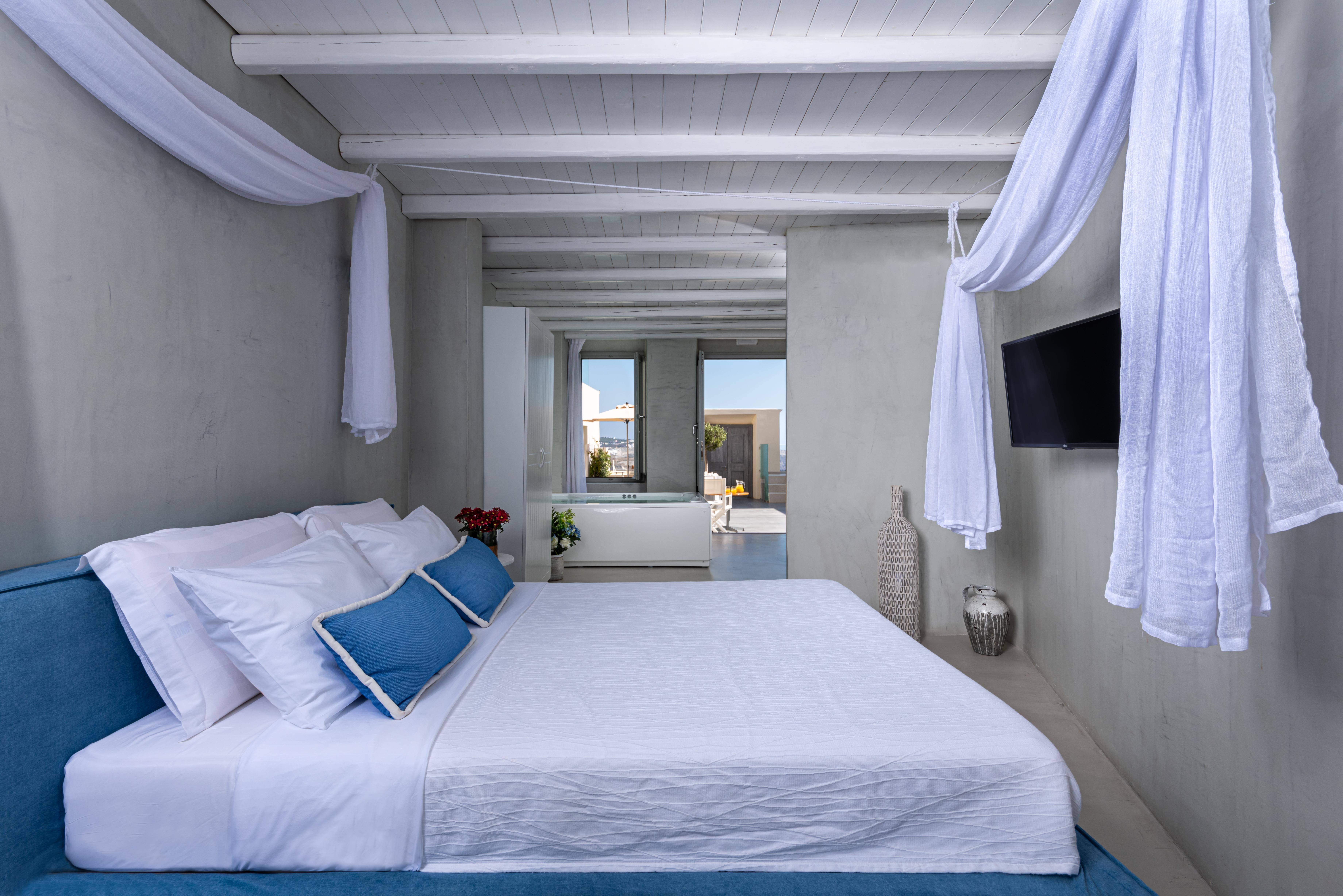 Mythical Blue Luxury Suites (Adults Only) Fira  Esterno foto