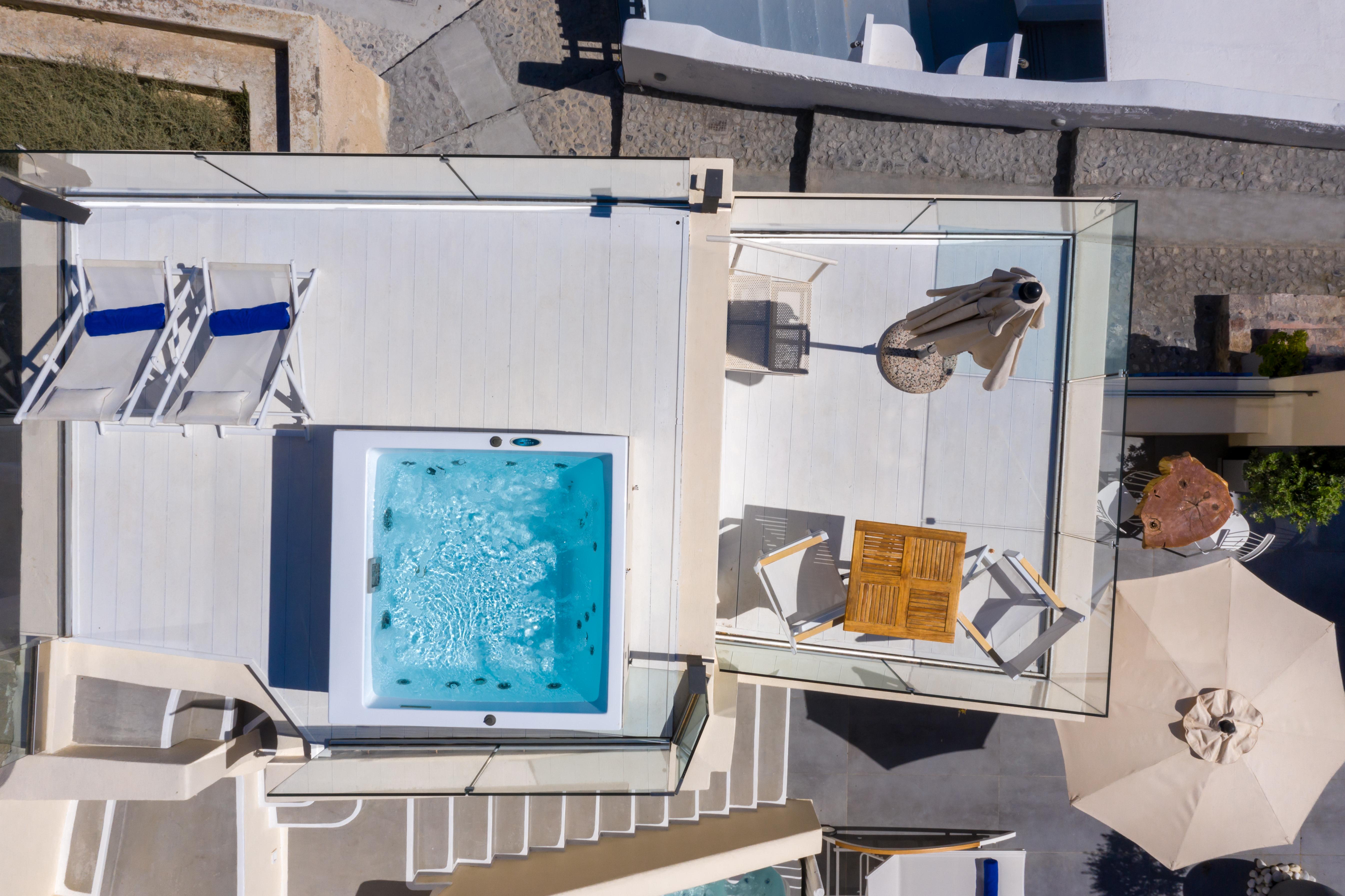 Mythical Blue Luxury Suites (Adults Only) Fira  Esterno foto